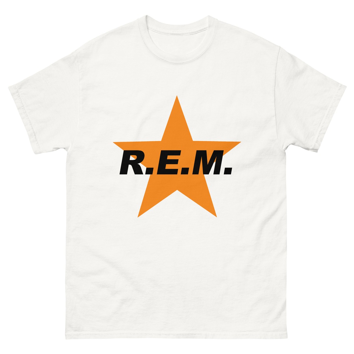 R.E.M. 90s Reproduction REM Star Vintage Style 90s Band Unisex