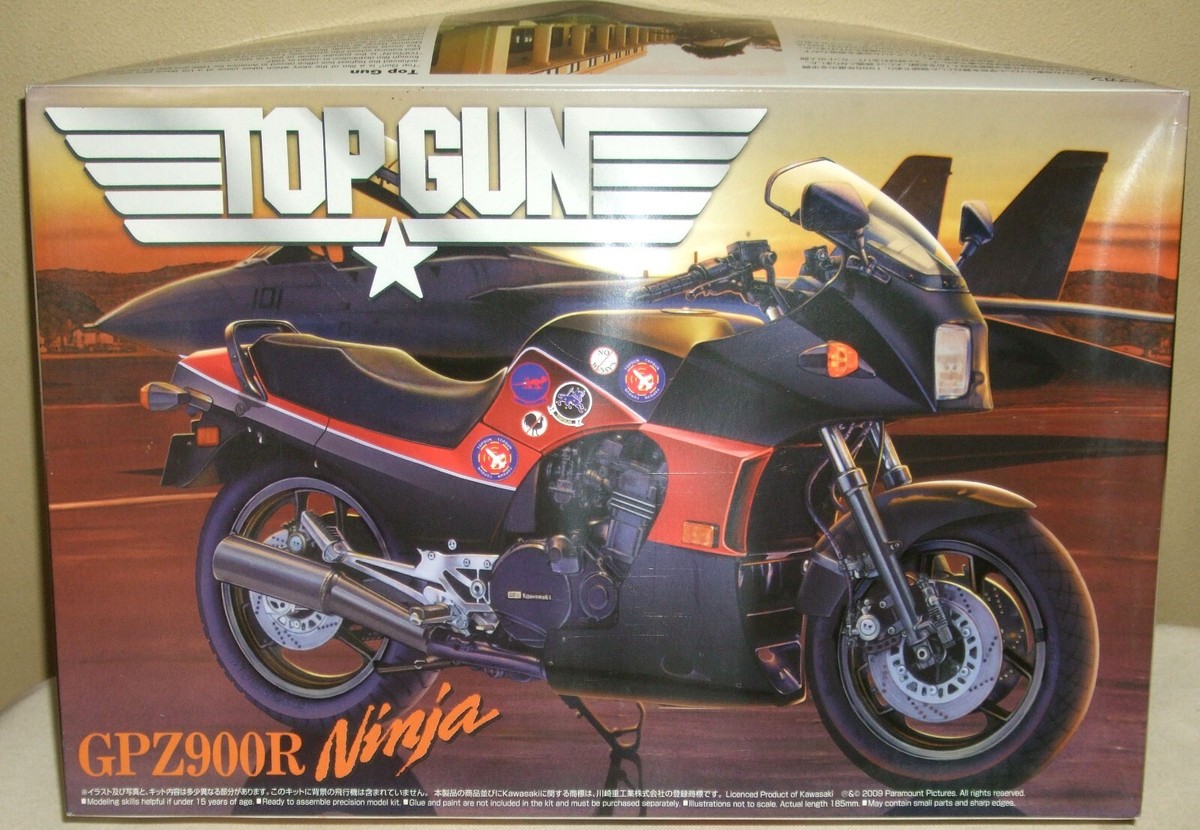 映画「トップガン」仕様GPZ900R 完成品 TOPGUN GPZ900R Ninja バイク