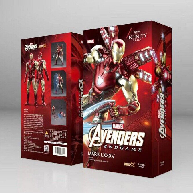 ZD Toys Marvel Iron Man Mark 85 MK85 Avengers Endgame Action