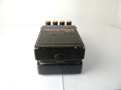 Vintage 1984 Boss HM-2 Heavy Metal Distortion Effects Pedal Made