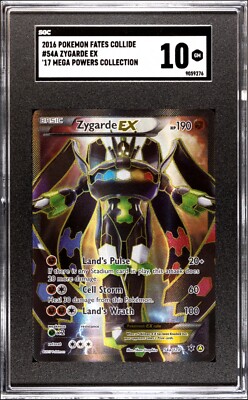 Zygarde EX 54a 2017 Fates Collide Pokemon Mega Powers Collection