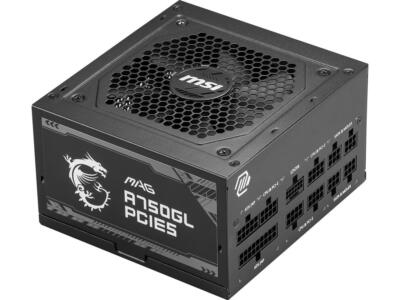 MSI MAG A750GL 750W 80+ GOLD Full Modular Gaming Power Supply PCIE