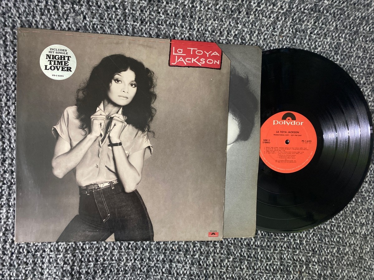 La Toya Jackson Lp Night Time Lover 1980 V. G / Vinyl N. M Promo