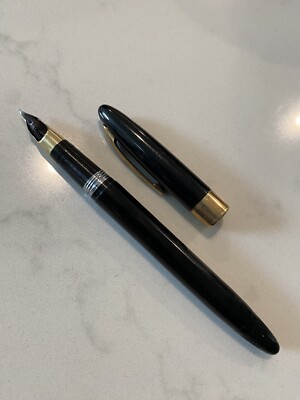 Vintage 1950s SHEAFFER SNORKEL VALIANT Fountain Pen 14K Nib