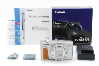 NEW Canon PowerShot SX740 HS Silver Compact Digital Camera 20.3MP