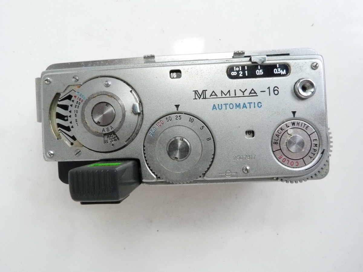 Vintage 1960 Mamiya 16 Automatic Subminiature Camera Sekor 25/2.8