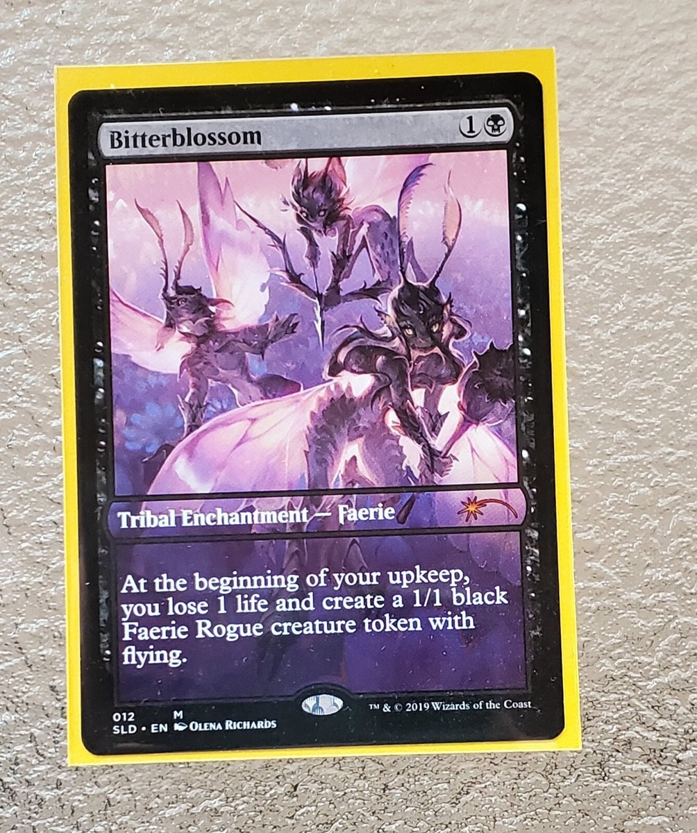 MTG 苦花/Bitterblossom 4枚 Secret Lair Bitterblossom MtG Art from