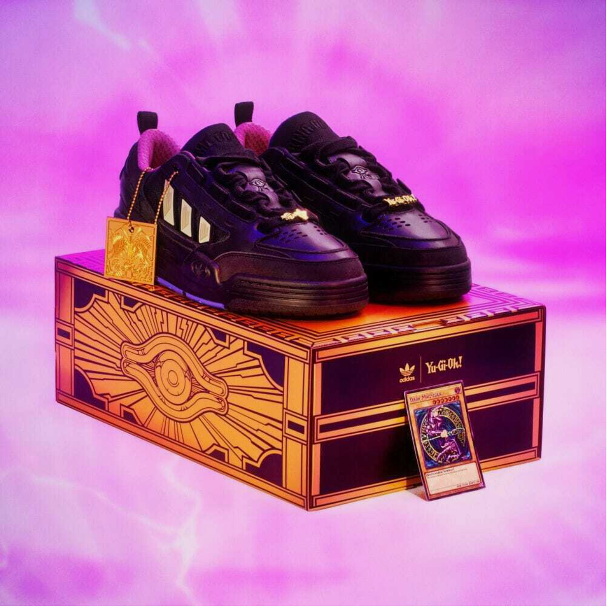 Adidas YuGiOh Dark Magician Card Size 9.5 ADI2000 Shoes From Japan