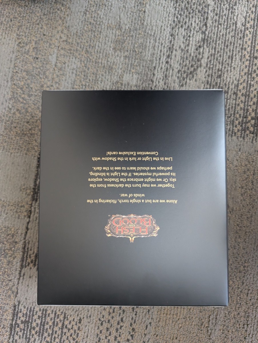 Flesh And Blood Light & Shadow SDCC Convention Exclusive 4 Card