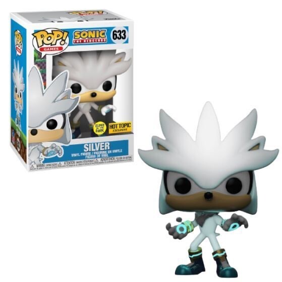 Funko Pop! Games #633 Sonic The Hedgehog Silver Hot Topic
