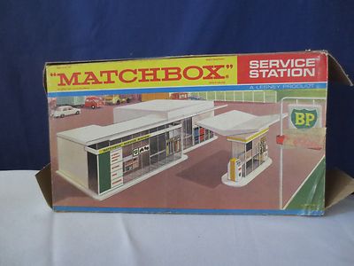 Vintage Lesney Matchbox BP Service Station MG-1 Made in ENGLAND