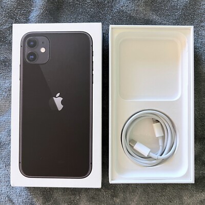 Apple iPhone 11 BOX ONLY for Black 64GB A2111 MHCP3LL/A with OEM