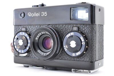 Rollei 35 Black 35mm Film Camera Carl Zeiss Tessar 40mm f/3.5 [Exc