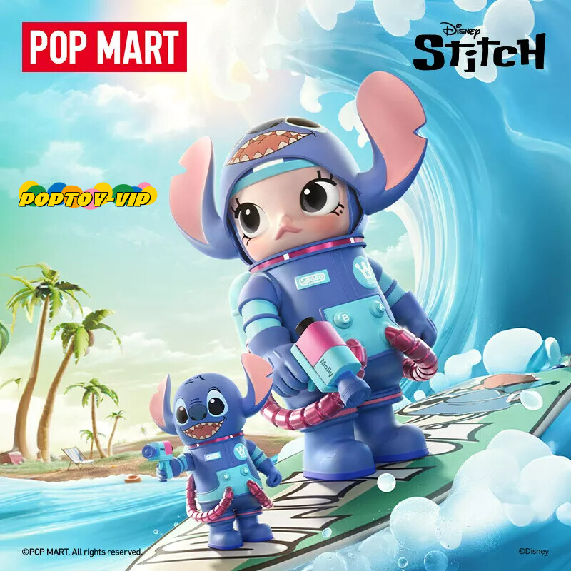 POP MART MEGA SPACE MOLLY 400% Stitch Action Figure Doll Toy gift
