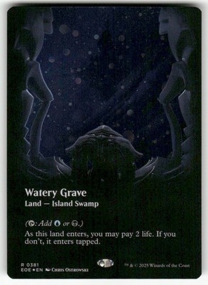 Watery Grave 湿った墓 FOIL 007/045 MTG MTG Magic the Gathering