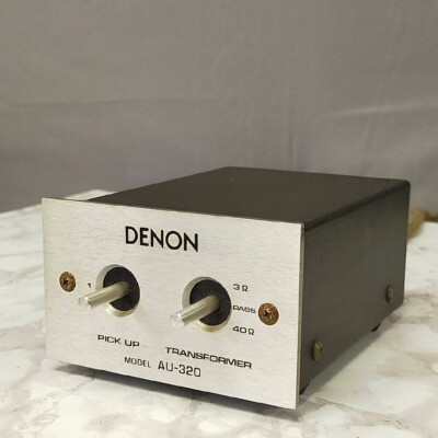 Denon AU-320 Step Up Transformer Mc Phono Cartridge Silver from
