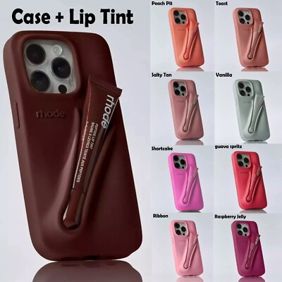 rhode LIP CASE iPhone 15Pro +リップ セット リボン lip case | rhode