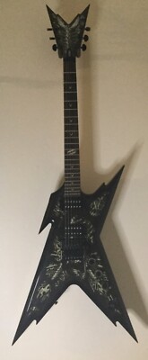 Dean Razorback Dimebag Guitar Bio-Mechanical Biomech + Hard Shell