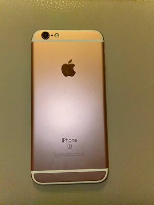 APPLE iPhone 6S Rose Gold 64GB VERIZON (see photo of screen) GUC