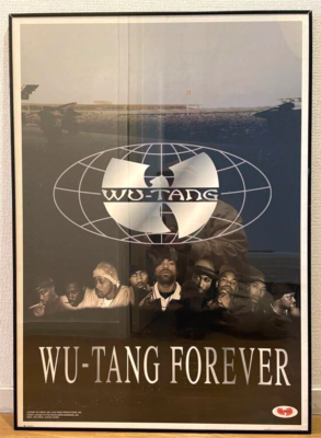 Wu Tang Clan Poster ''Forever'' Vintage 90s Oficial album size H35