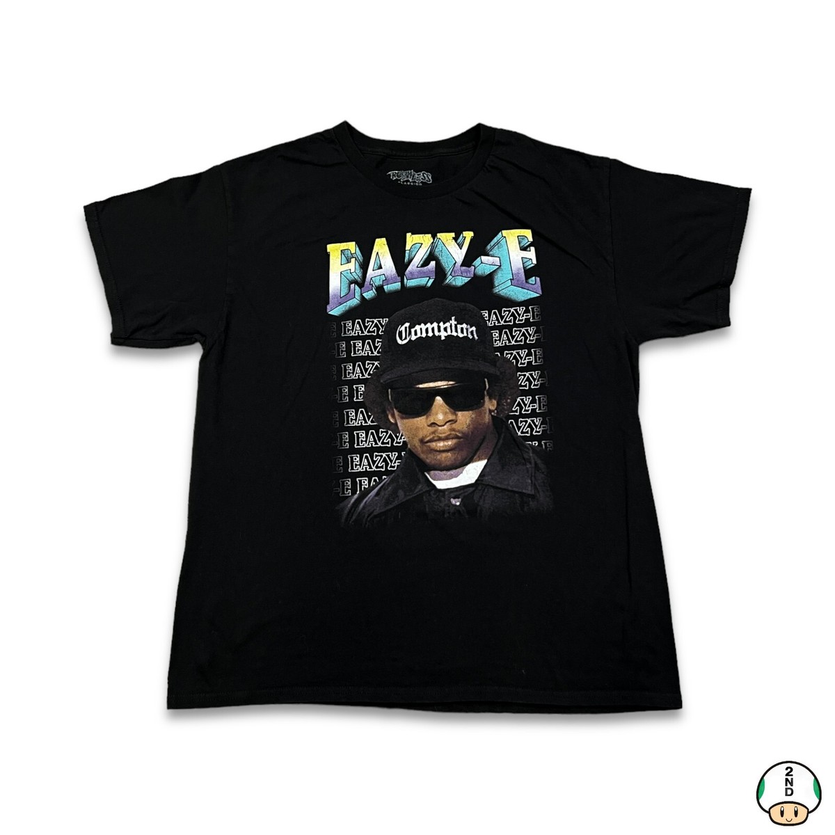 Eazy E T Shirt Mens XL Black Ruthless Classics Graphic Short