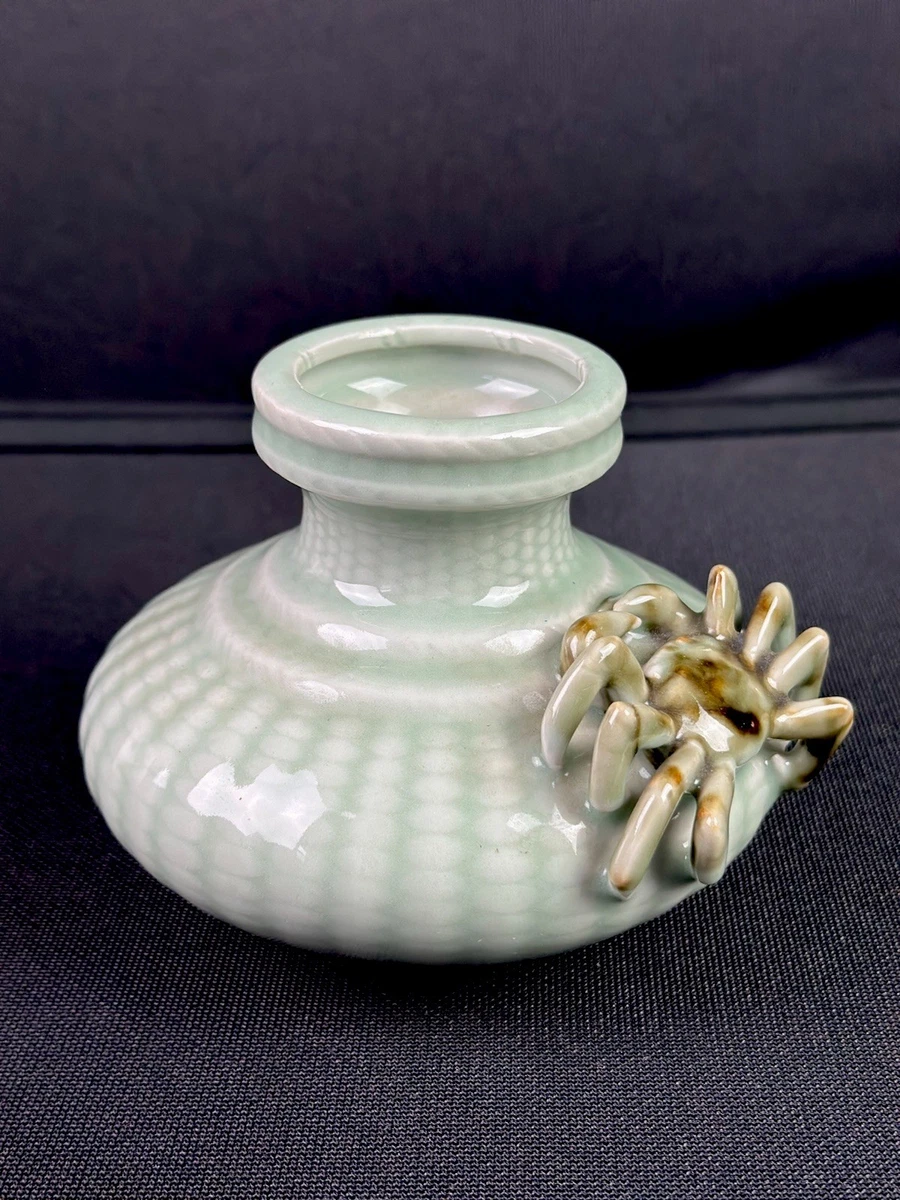 古美術品◼️かなり美しい白い釉薬の花瓶が蔵から出て来ました。 古