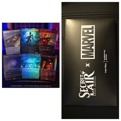 MTG Marvel Secret Lair IRON MAN FOIL Sealed IN HAND!!! | eBay
