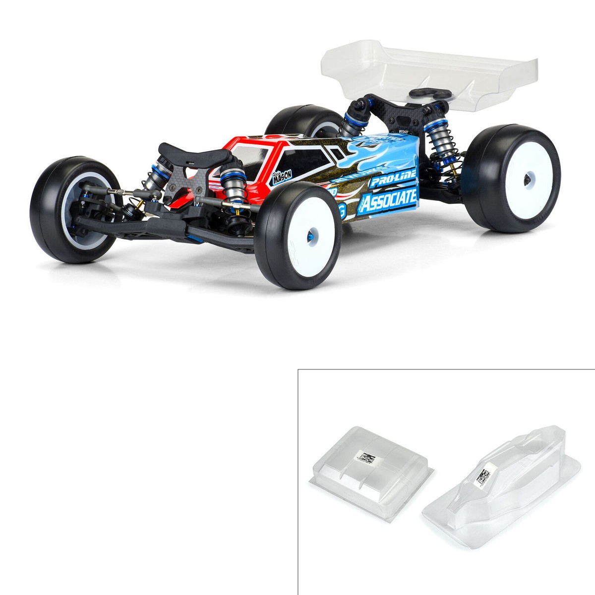 Team Associated RC10 B7 2WD Buggy Lightweight Axis Body (Unpainted