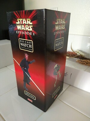 STAR WARS EPISODE I DIE CAST 4 WATCH COLLECTION - R2-D2 / DARTH