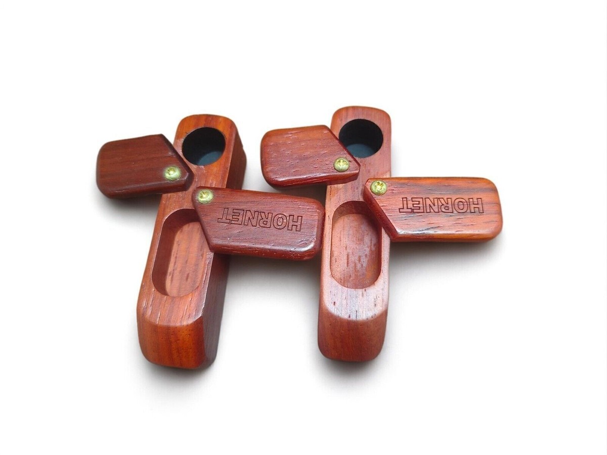 2 Value Set Wooden Pipes 180° Rotating Handmade Wooden Pipe with