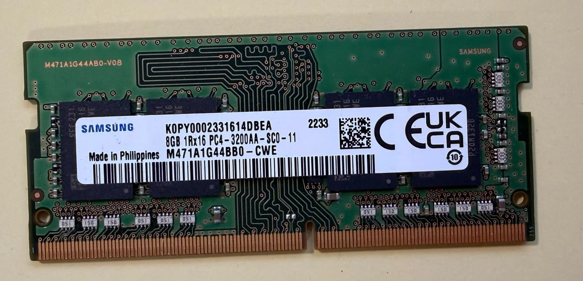 PC4-25600 (DDR4-3200) Bus Speed 8 GB Capacity per Module DDR4