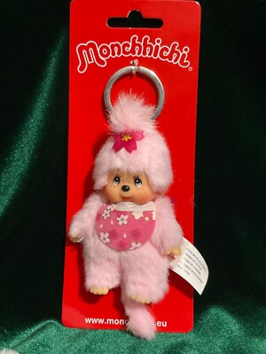 MONCHHICHI Mascot Keychain Sekiguchi Sakura Cherry Blossom Girl 4