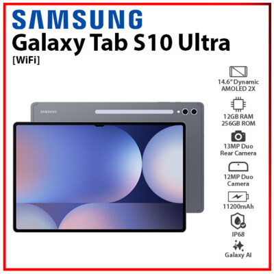 Samsung Galaxy Tab S10 Ultra GREY Wi-Fi 12GB+256GB Octa Core
