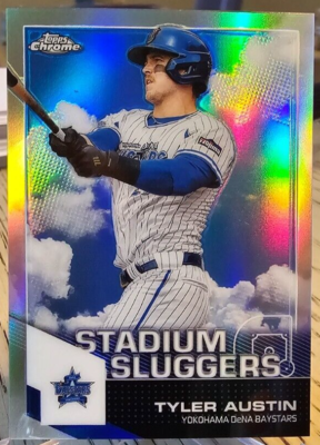 2021 Topps NPB Stadium Sluggers Tyler Austin #SL-6 Yokohama DeNA