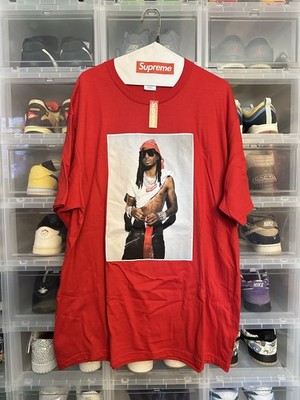 Supreme x Playboi Carti Photo Tee RED T-Shirt SIZE X-LARGE (FW25