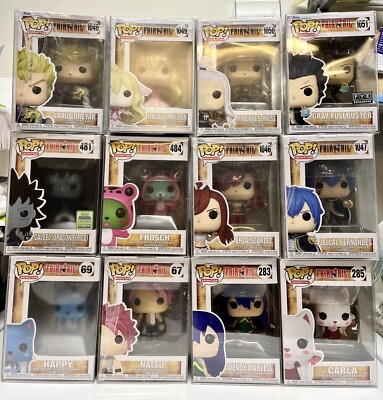 Funko Pop Animation Fairy Tail Lot. Vaulted | eBay