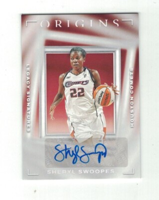 WNBA Sheryl Swoopes RC HOF サインカード WNBA Sheryl Swoopes RC HOF