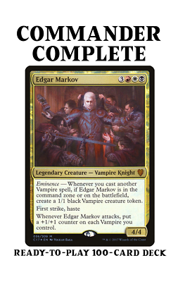 Edgar Markov VAMPIRE TRIBAL Magic MTG Custom Commander Deck | eBay