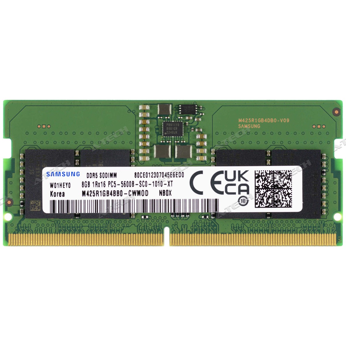 Samsung 8GB 1Rx16 PC5-5600 SODIMM DDR5-44800 Non-ECC Laptop Memory