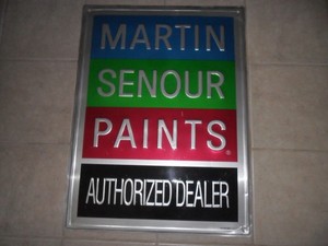 Martin Senour Paint Sign for sale | eBay