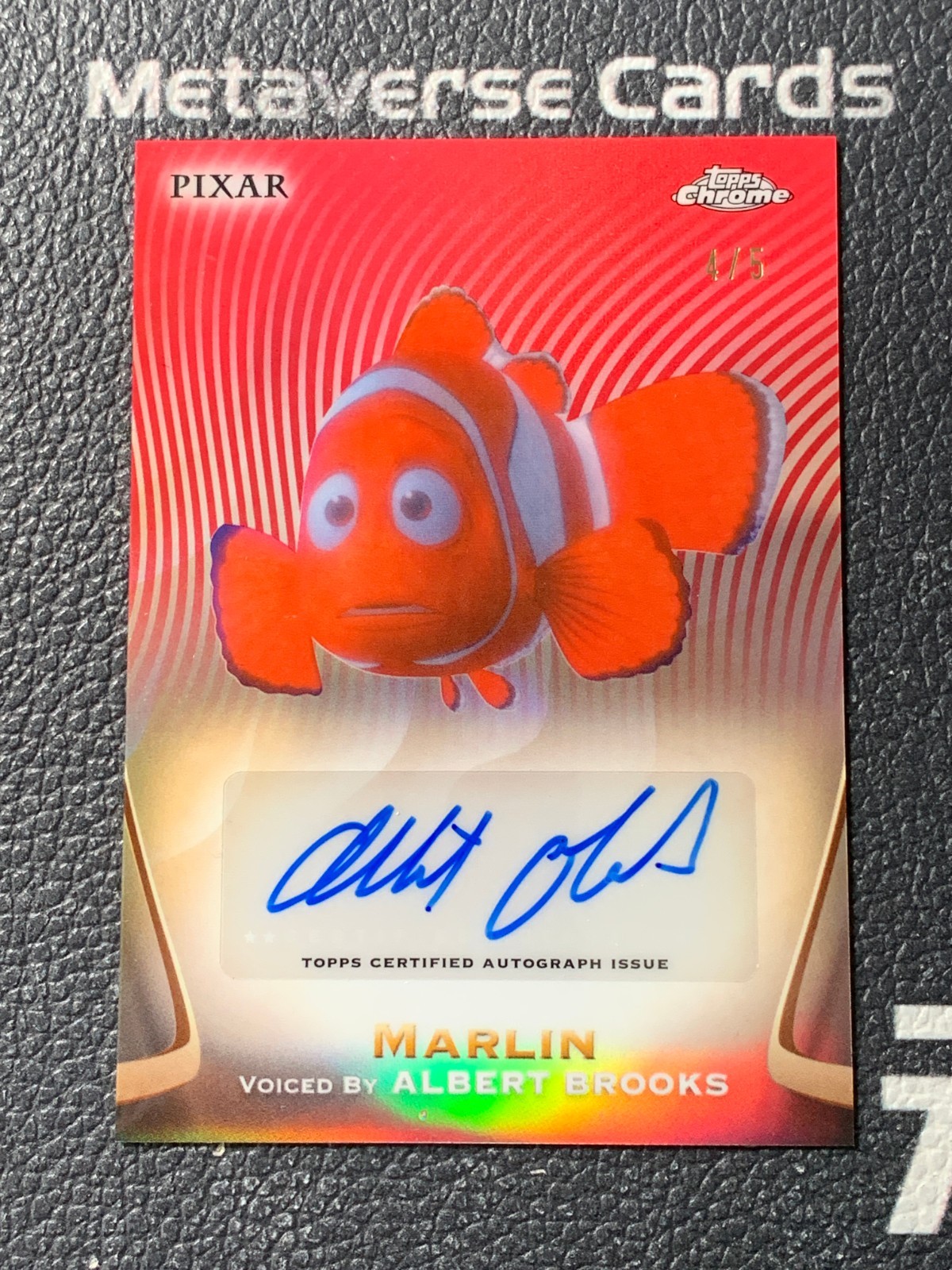 Nemo 2025 Topps Chrome Disney #43 Mickey Mouse Logo Refractor /28