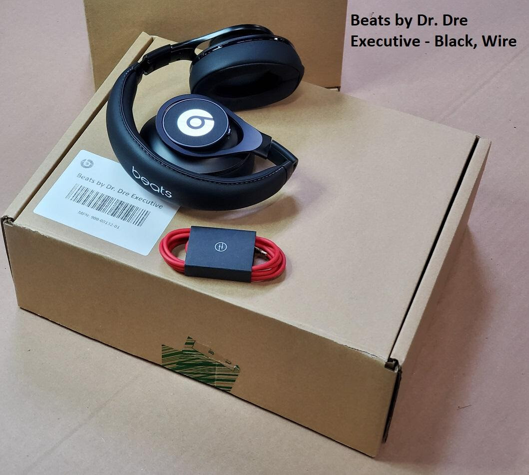 Beats Executive WIRED (no bluetooth) Headphone - Black (Re-newed