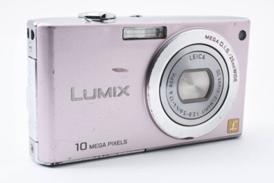 Panasonic LUMIX DMC-FX35 Pink Digital Camera Leica Lens Language