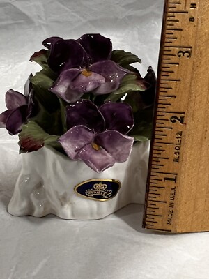 AYNSLEY English violet 陶器 AYNSLEY English violet 陶器