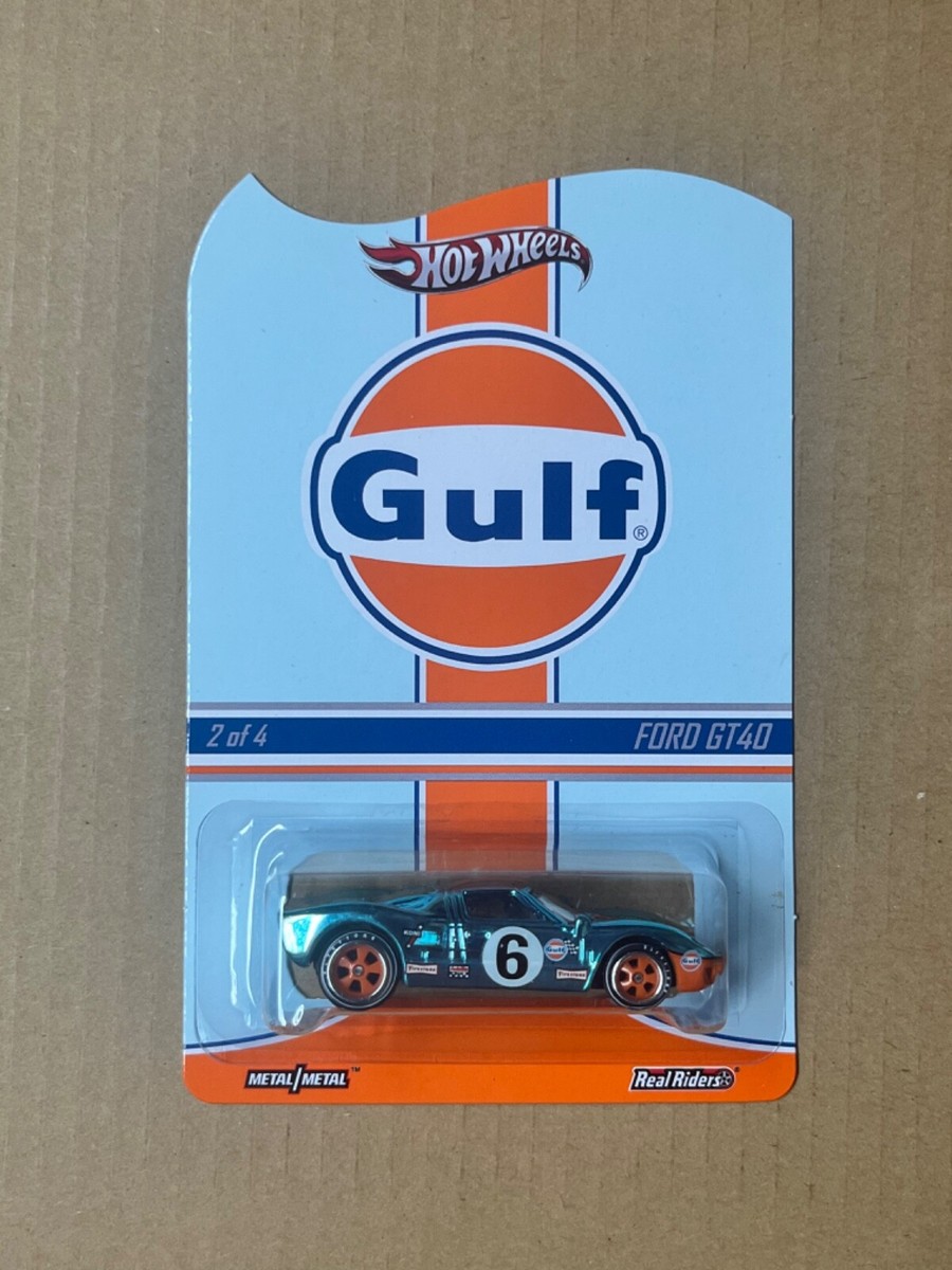 HOT WHEELS RLC GULF FORD GT40 #1705 | eBay