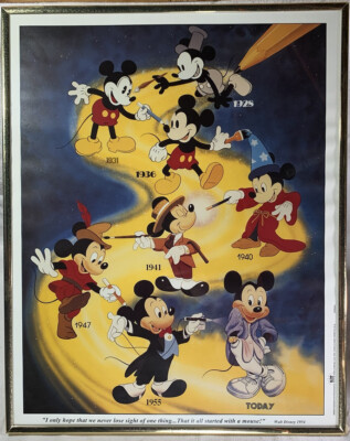 WALT DISNEY'S MICKEY MOUSE アートワーク 【公式通販】