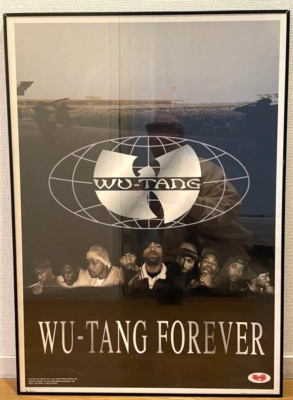 Wu Tang Clan Poster ''Forever'' Vintage 90s Oficial album size H35