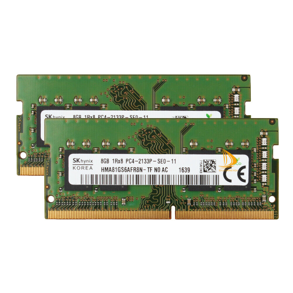 SK Hynix DDR4 RAM 16 GB 2x 8 GB 1RX8 PC4-2133P 17000 Mhz 260pin