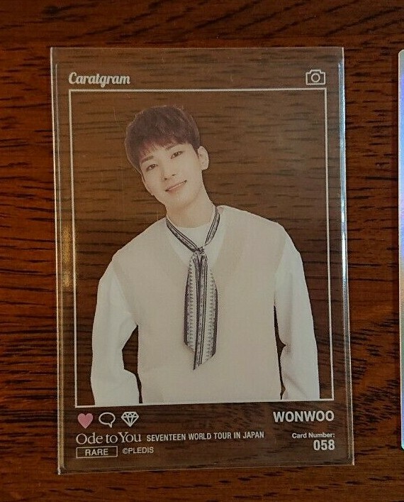 SEVENTEEN ODE TO YOU WONWOO サイン入りトレカ SEVENTEEN ODE TO YOU