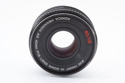 Konica Hexanon AR 40mm f1.8 Pancake MANUAL MF Prime Lens JAPAN | eBay